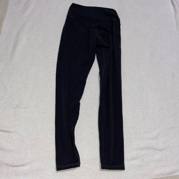 YUNOGA High Waist Seamless Tummy Control Yoga Gray Leggings | Sz XS - Picture 4 of 5